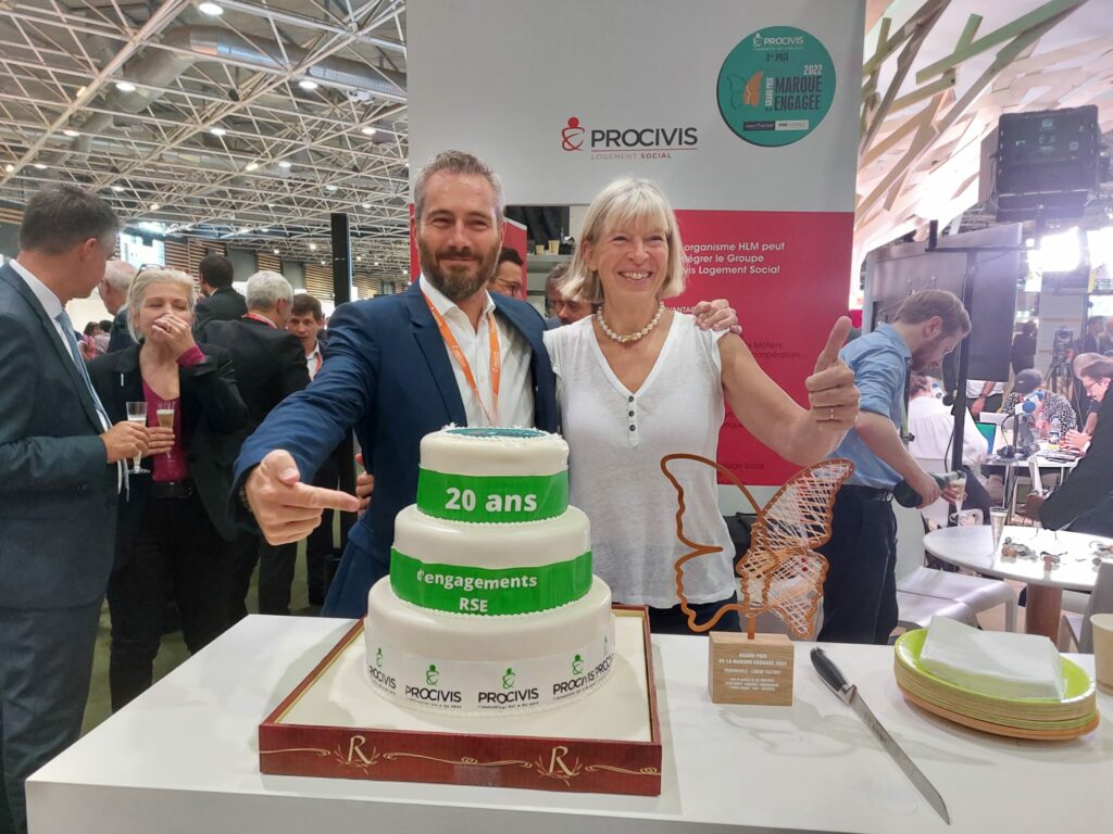 Congrès HLM : gâteau marque engagée